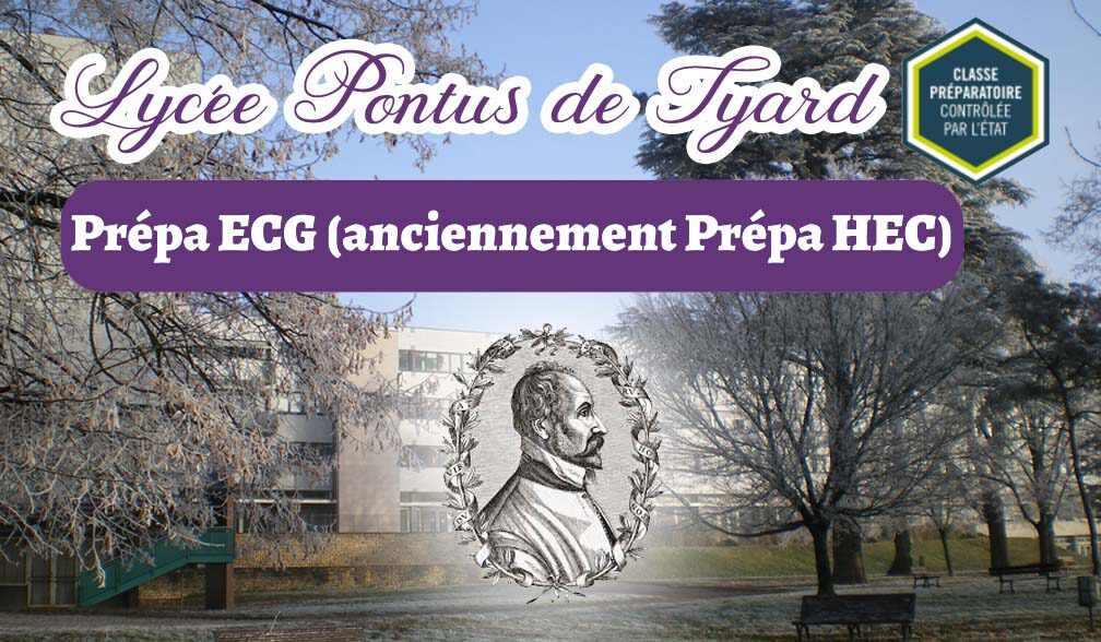 Prépa ECG Lycée Pontus de Tyard